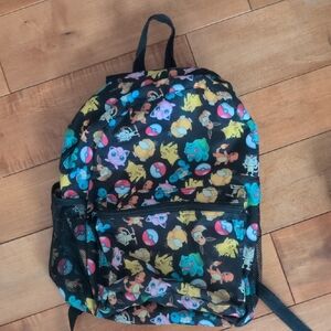 Colorful Kids Backpack with Cartoon Characters